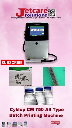 All Type Batch Printing Machine #shorts #ytshorts #cyklop #videojet #batchprinting #CM750 #CM800c