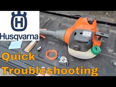 Husqvarna 128LD Runs but randomly quits - TROUBLESHOOTING - FIXED