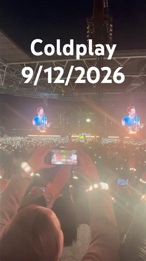 Coldplay 9/12 in Wembley in London!#shorts #coldplay #ショート #コールドプレイ #london