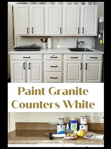 DIY Painting Granite Countertops: Brighten Up Your Kitchen with a Pop of Color