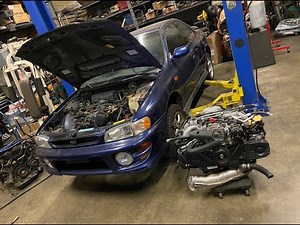 EJ25 To EJ20 Engine Swap On 2000 Subaru Impreza