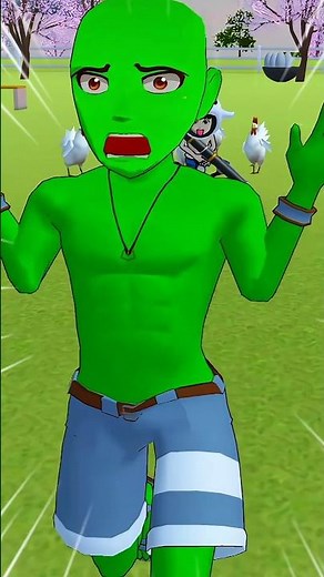 Chickens need guard to save eggs 🥚#sakuraschoolsimulator #Dance #viral #shorts #SSS #Trend