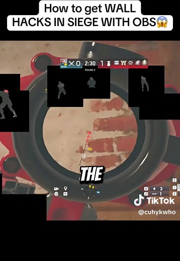 Obtenha WALL HACKS em SIEGE com OBS
