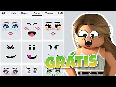 COMO PEGAR ESSES ROSTOS GRÁTIS NO ROBLOX 😱 2023