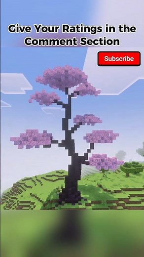 Cherry Blossom Tree🌸#minecraft #tree