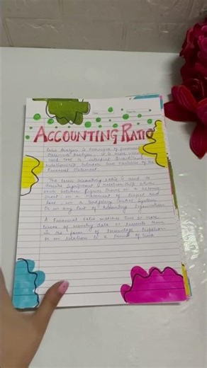 Class 12 accountancy project #youtubeshorts #schoolassignment #schoolproject #reach