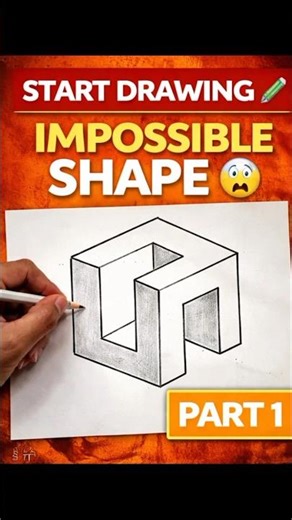 Impossible Shape Drawing 😱 | Part-1 17mr2k26 #shorts