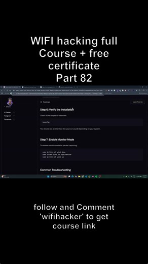 Certified Ethical Hacking Training தமிழ் on Instagram: "🚨 FREE Certified WiFi Security & Pentesting Course (தமிழ்) – With Certificate! 🔥 💻 Learn real hands-on WiFi security techniques using my open-source tool WIFIHacker – no boring theory, only practical demonstrations! 🎯 You’ll Learn: ✅ WiFi deauth simulation (user disconnect demo) ✅ Fake WiFi network creation ✅ Captive portal awareness & testing ✅ Kali Linux setup ✅ External WiFi adapter setup 🎓 Powered by Cappriciosec University – India