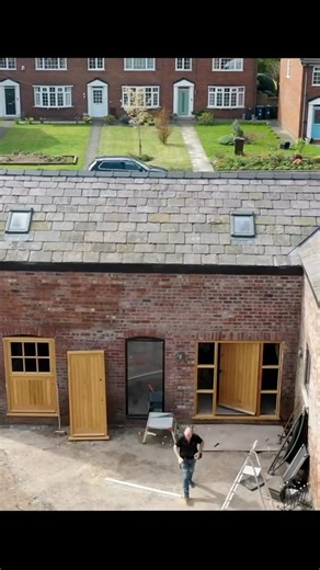 Barn conversion - New windows and doors #preferredjoinery #barn #barnconversion #renovation