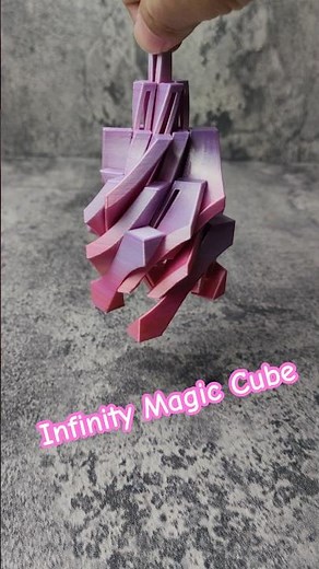 Transformable Fidget Ty:Infinity Magic Cube #3dprinting