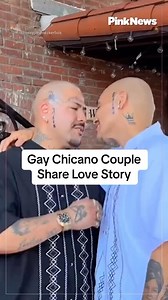 Trino and Adam (@trinoxadam) are a gay chicano Mexican-American couple, who defy the stereotypes placed on them. They have been together for 18 years, and have raised a daughter together - they recently viral after photographer @@henryjimenz spontaneously took a photo of them, and they reflect on the love they have received. #LGBTQ #MexicanAmerican #LGBTQIA #LGBTQNews #pride | PinkNews