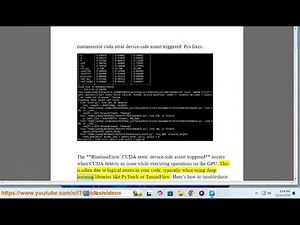 runtimeerror cuda error device-side assert triggered: Pro fixes.