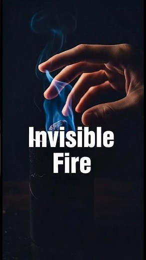 This Fire Is Invisible 😳 (Methanol Flame Explained)