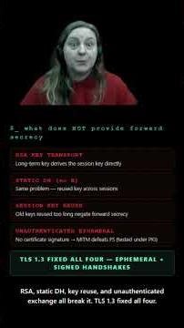 Forward Secrecy: Why Stolen Keys Can't Decrypt Past Conversations | Security+ SY0-701 #comptia