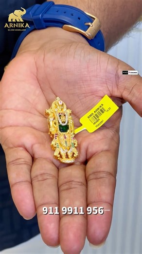 Exclusive Lord Venkateswara Silver Pendants & Rings at Arnika Silver Jewellery