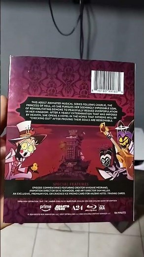 Hazbin Hotel Season 1 Blu-ray Edition.