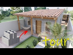 small and economical house | WITH CONCRETE BLOCKS |