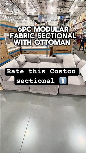 Costco NEW Thomasville Fallon 6PC Modular Sectional w/ Storage Ottoman #furniture #costco
