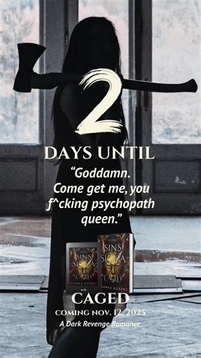 A pitch black romantic thriller, once lovers turned enemies, with unhinged revenge and a jaw-dropping ending. Caged comes out in 2 days and I honestly cannot believe it’s almost here!! Pls check your trigger warnings (no seriously). #darkromance #darkromancereads #pitchblackromance #romance #bookrecommendations #bookrecs #author #bookclub