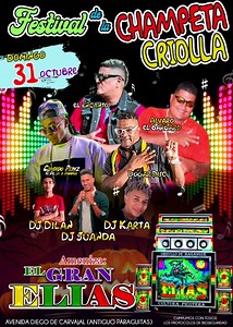 2.8K views · 56 reactions | Noticias Al Dia #publicidad Se vino el festival de la champeta Griolla, este 31 de Octubre Av Diego de Carvajal, antiguo Paraguitas No te quedes si vivirlo, disfrutarlo, pura champeta criolla Te Esperamos | Noticias Al Dia Magangue | Facebook