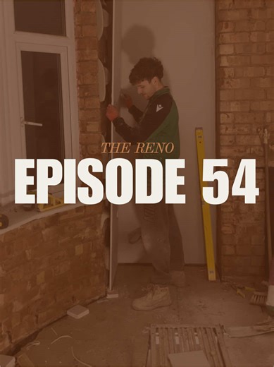 The Reno – Episode 54 🧱 Back again with the dot and dab but this time boarding the bay window 🪟 #renovationreality #diyhome #dotanddab #plastering #fyp