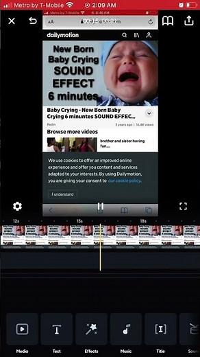 Giving birth sound effect
