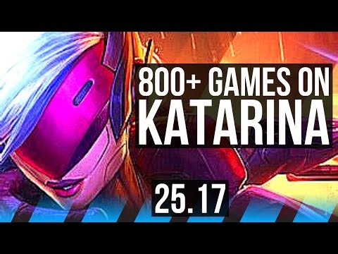 KATARINA vs AKSHAN (MID) | 6 solo kills, 20/3/6, Legendary, 800+ games | EUW Diamond | 25.17