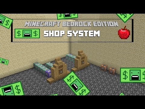 How to Make A Shop System! Minecraft Bedrock Edition