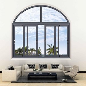 [Hot Item] Modern French Aluminium Arched Windows Grill Design Aluminum Top Quality Sliding Aluminum Glass Window