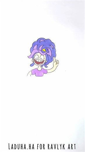 👧 Lily Lovebraids from Poppy Playtime 🎀 Game Character Art 🪶 #shorts #drawing #RavlykArt