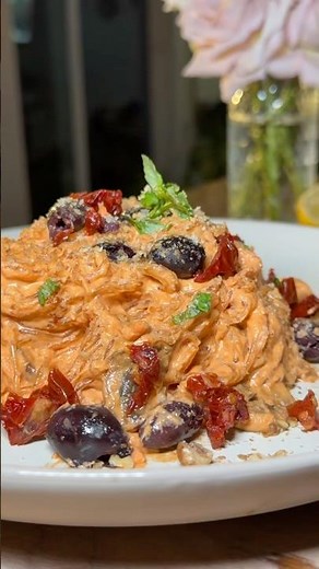 Super Creamy Raw vegan spaghetti recipe 🤤❤️‍🔥🍝 #rawvegan #rawveganfood #veganrecipes