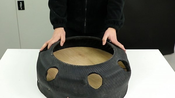 DIY Chicken Feeder from Old Tire