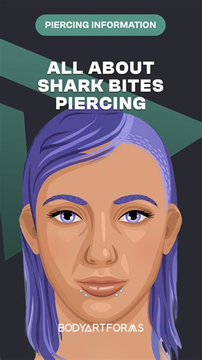 We’re diving deep into shark bites piercings. We'll cover everything you need to know, from pain level and healing time to aftercare tips, style inspo, and jewelry ideas. If you love bold looks, this one’s for you! If you need body jewelry, shop at bodyartforms.com | Bodyartforms