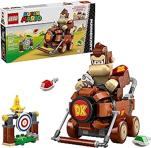 LEGO Super Mario: Mario Kart Donkey Kong & DK Jumbo - Collectible Toy Building Set for Kids, Boys and Girls, Ages 8+ - Nintendo Donkey Kong Toy for Fans - Gift Idea - 72033