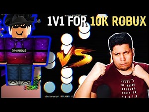 1V1 AGAINST OMINOUS NEBULA FOR 10K ROBUX! Roblox Funky Friday 1v1