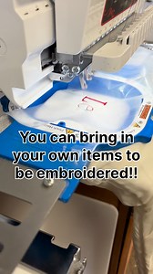 An FAQ we often recieve is can I bring in my own items (backpack, stocking, shirt, etc.) to get embroidered and the answer is yes! Whether you need a monogram embroidered or have a specific design you want printed on a shirt, we got you covered from A to Z! | Alphabet Soup