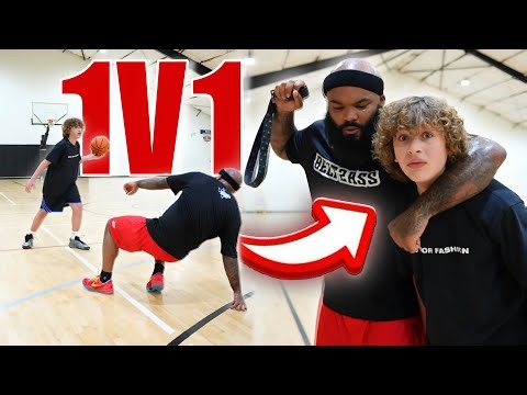 #1 SEVENTH GRADER PLAYS GROWN MAN 1V1!