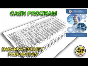 CASH PROGRAM | BARANGAY ANNUAL BUDGET