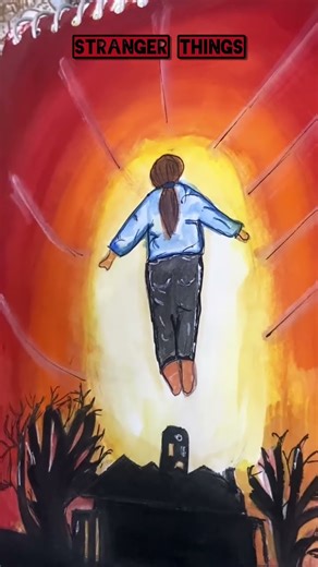 Max over grave || stranger things drawing || #shorts #youtubeshorts #stragerthings #trending #boost