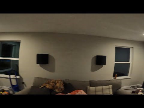 Martin Logan FX2 Surround sound unboxing and Mounting