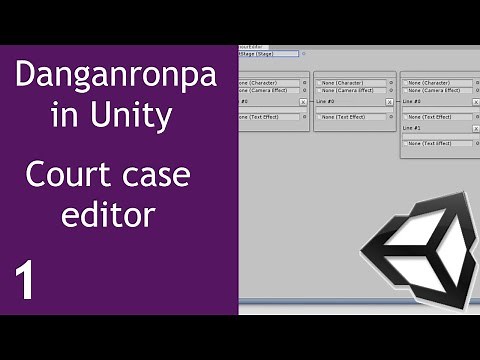 Danganronpa-like Game Episode 1 Editor setup