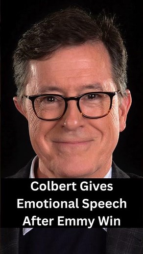 Stephen Colbert Wins Emmy Amid “Late Show” Cancellation | Emotional Speech