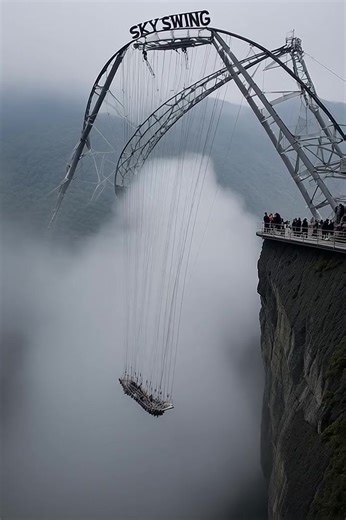 4K views | Cliff Swing Turns Terrifying  FULL VIDEO | D Slots | Facebook