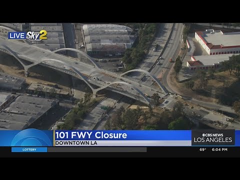 101 Freeway set to reopen following hours-long closure for repairs on Sunday