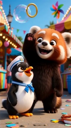 🦊🎪 Kiko Won the Cutest Prize Ever! 🧸✨