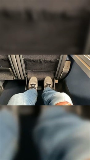 Amtrak seat legroom that'll surprise you #travel #train #shorts