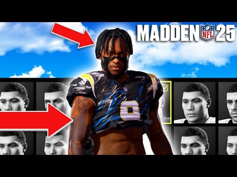 *BEST* FACE CREATION IN MADDEN 25 SUPERSTAR! BEST TATTOS AND MORE! BEST ROAD TO GLORY FACE CREATION!