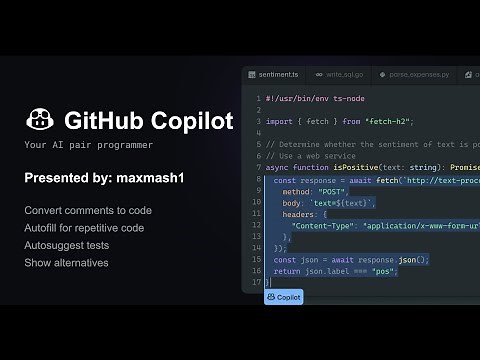 Get started with GitHub Copilot