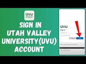 UVU Login | How to Sign in to Utah Valley University Student Portal Account 2024 (EASY!!)