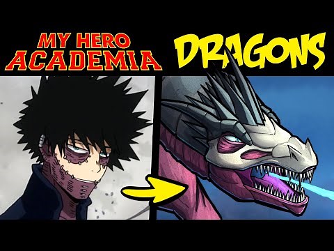 MY HERO ACADEMIA Villains as DRAGONS?! (Lore & Speedpaint)